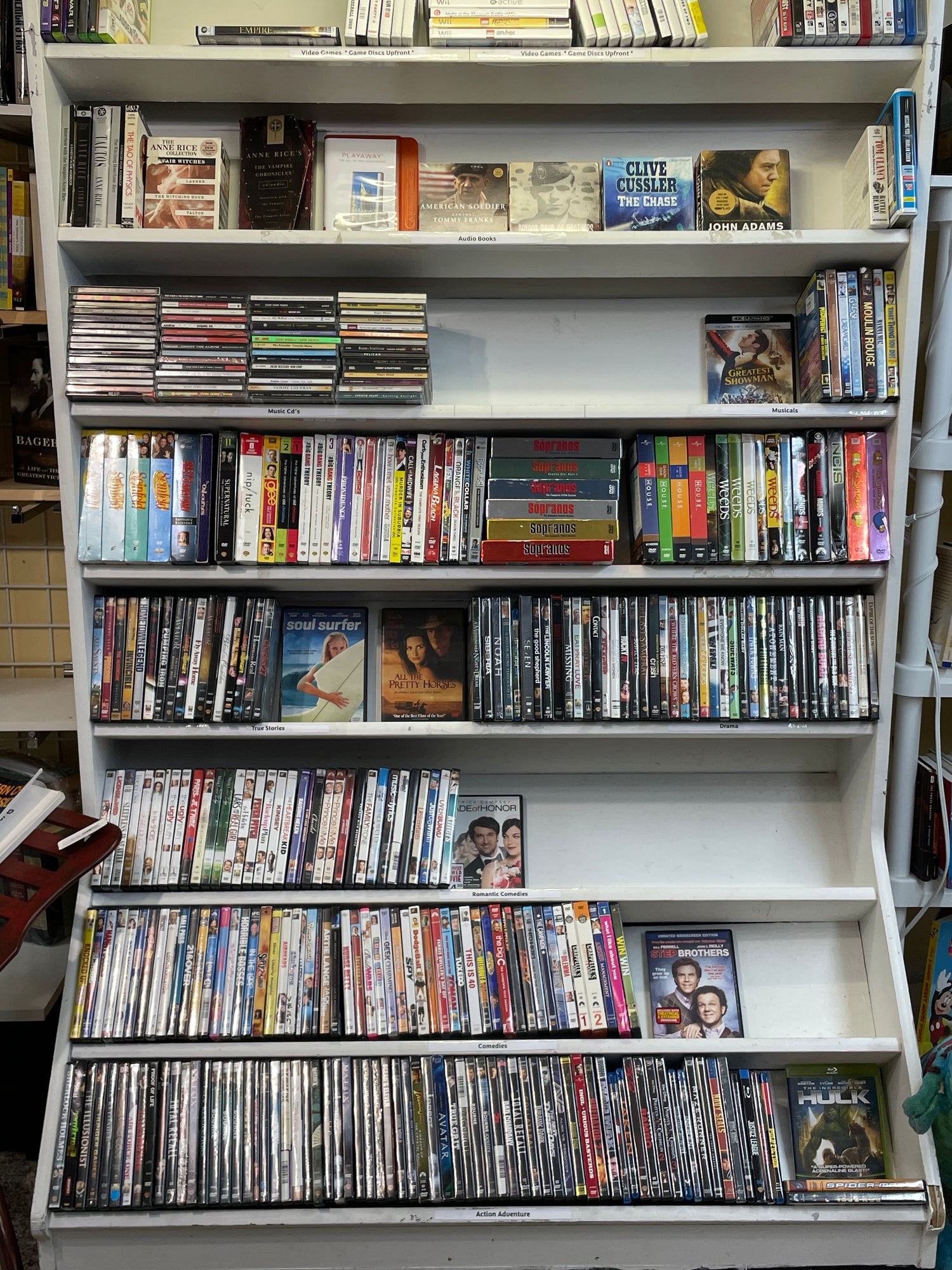 Movies: VHS, DVD's & Bluray