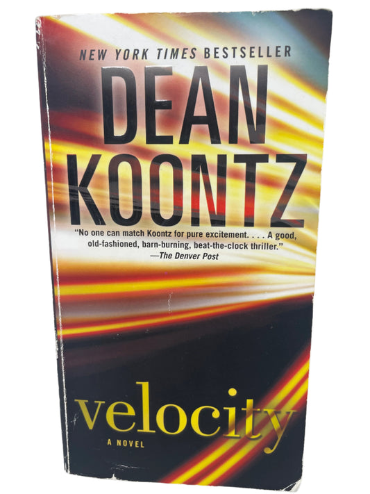 Dean Koontz Soft Cover VELOCITY