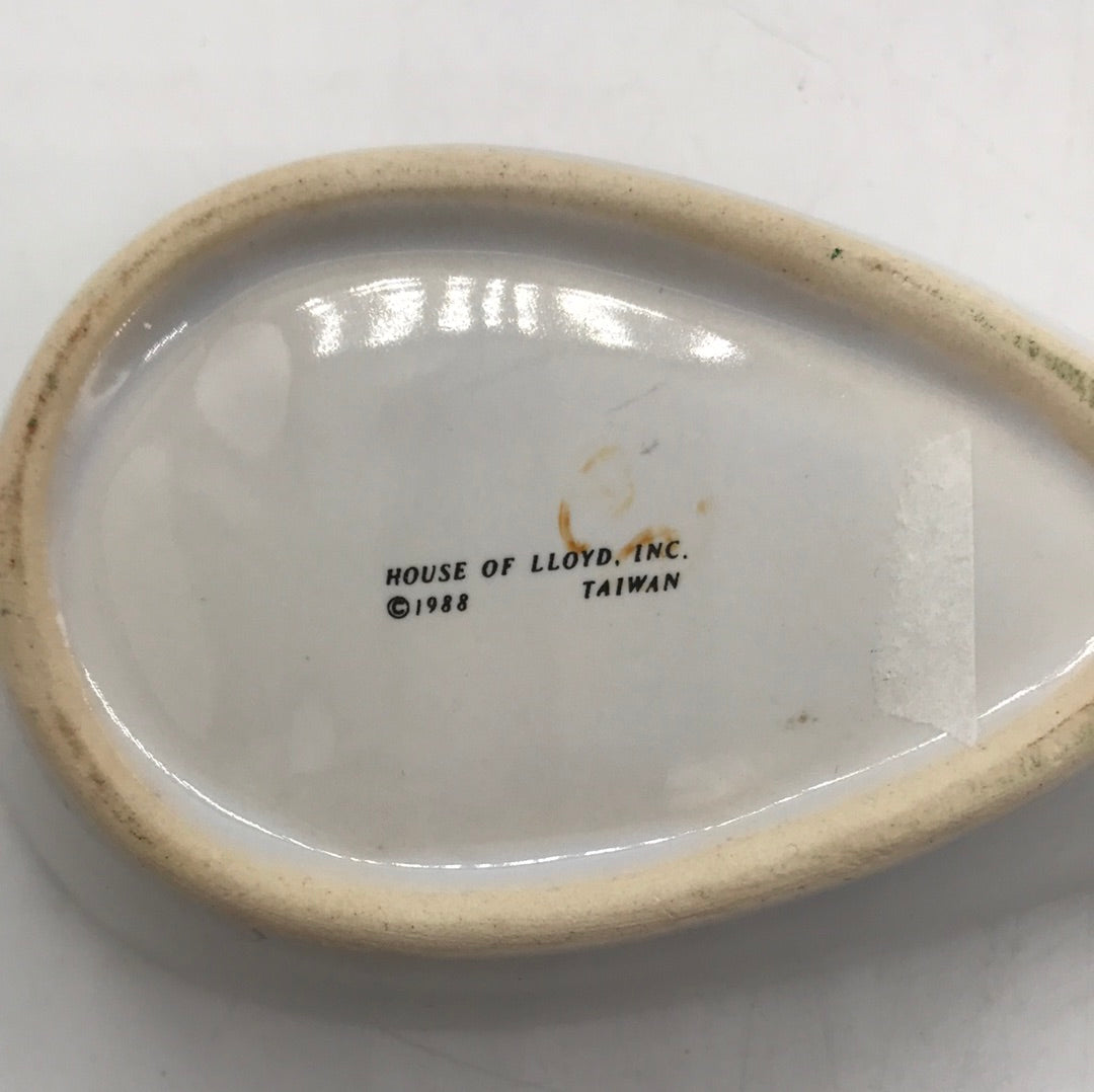 Vintage 1988 House of LLoyd Christmas Spoon Rest