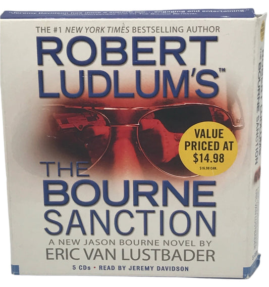 AUDIO BOOK ON CD - ROBERT LUDLUM - The Bourne Sanction