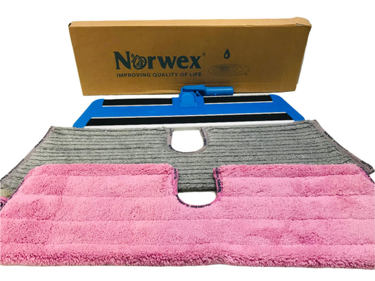 NEW! Norwex Mop System: Double Sided Base (NO HANDLE), Wet Pad & Dry Pad