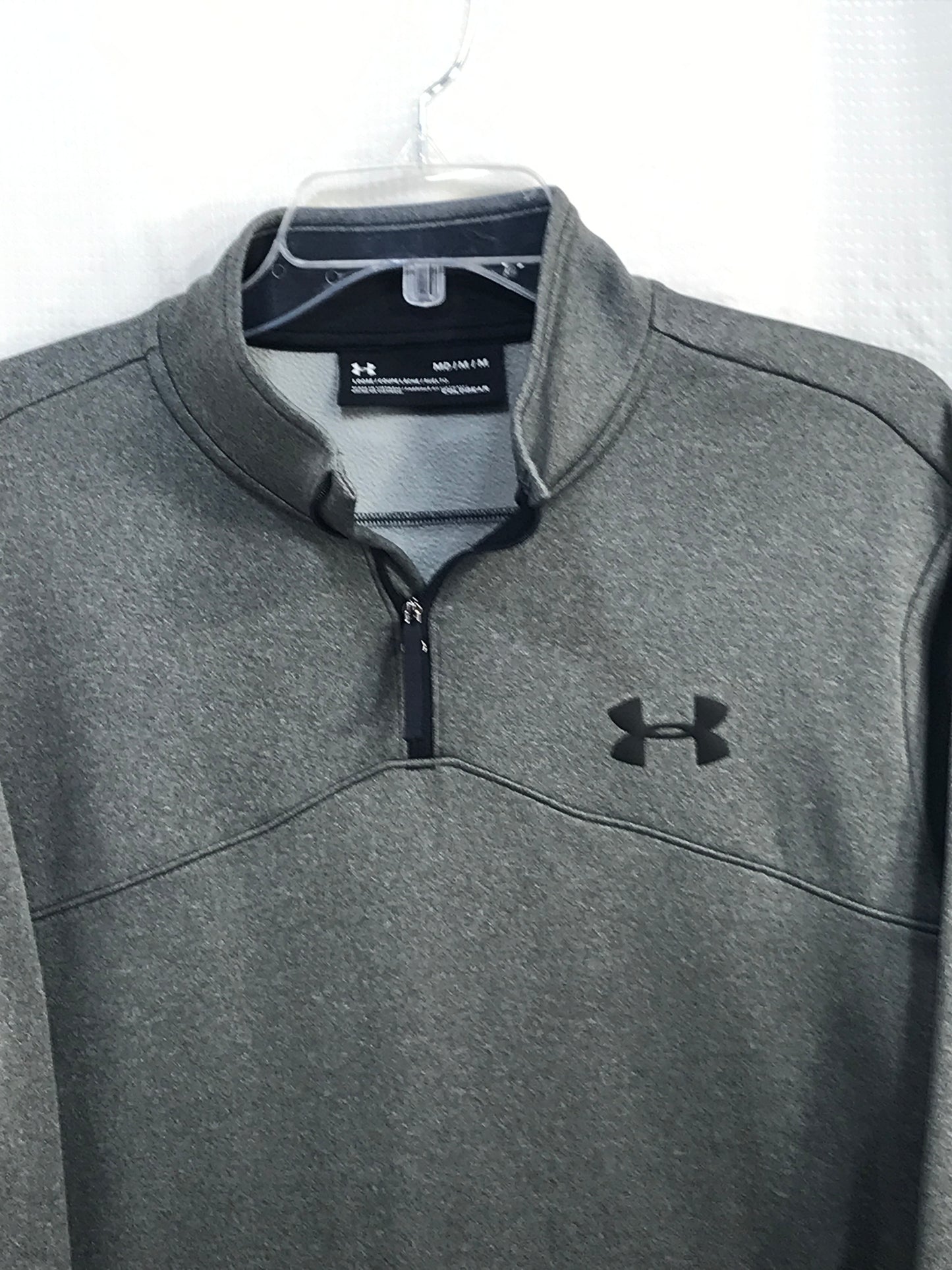 Under Armour Pullover 1/4 Zip Gray Mens M