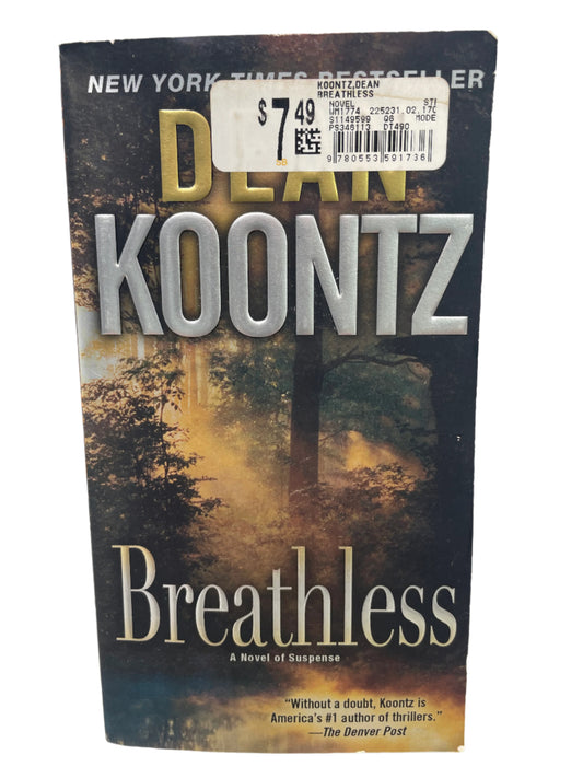 Dean Koontz Soft Cover BREATHLESS