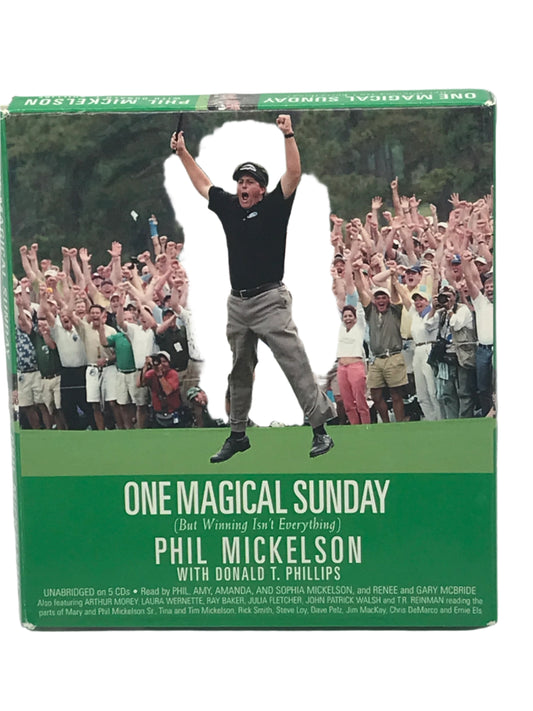 AUDIO BOOK ON CD - PHIL MICKELSON - One Magical Sunday