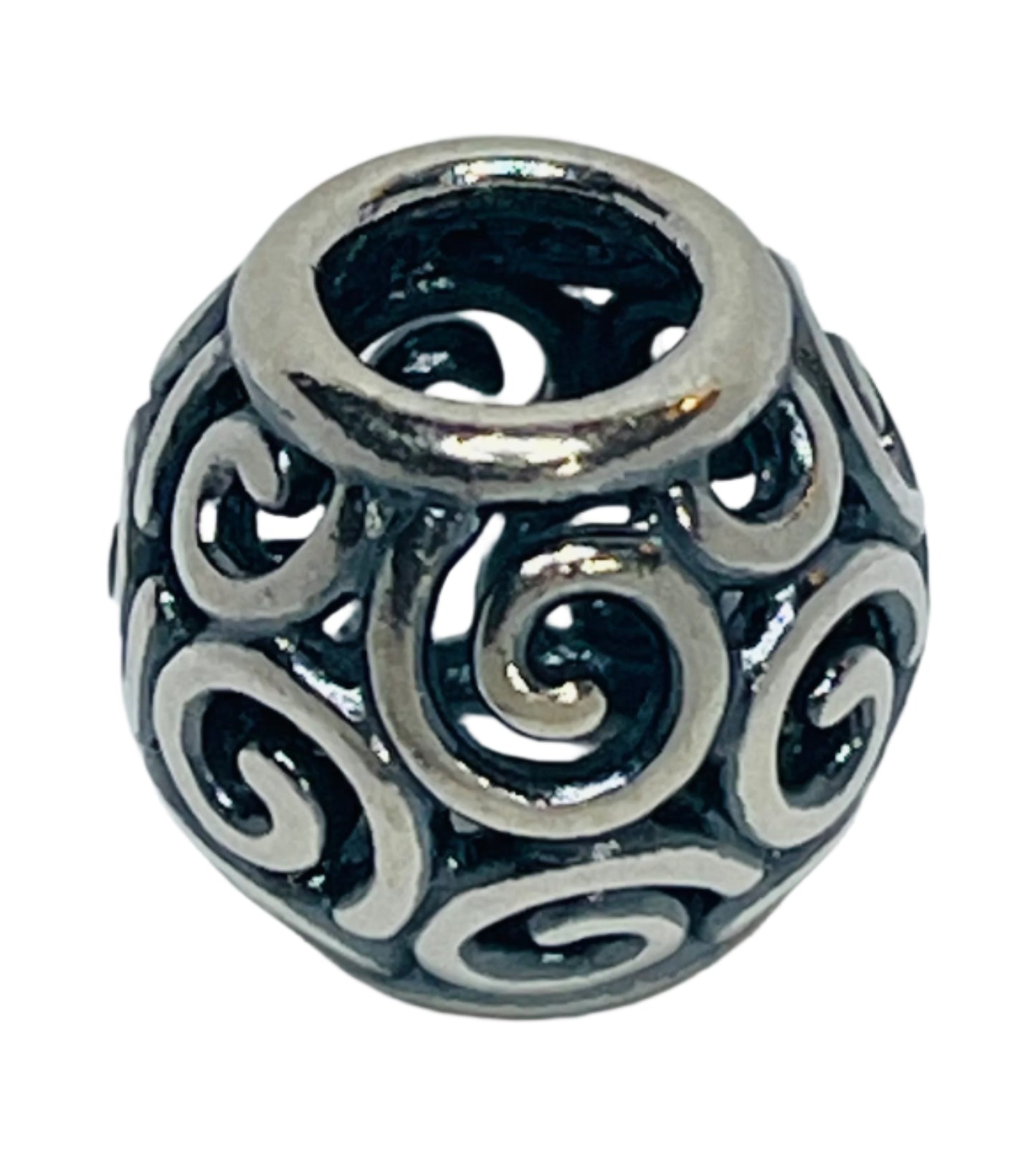 Pandora Charm Sterling Silver 925 Scroll Bead