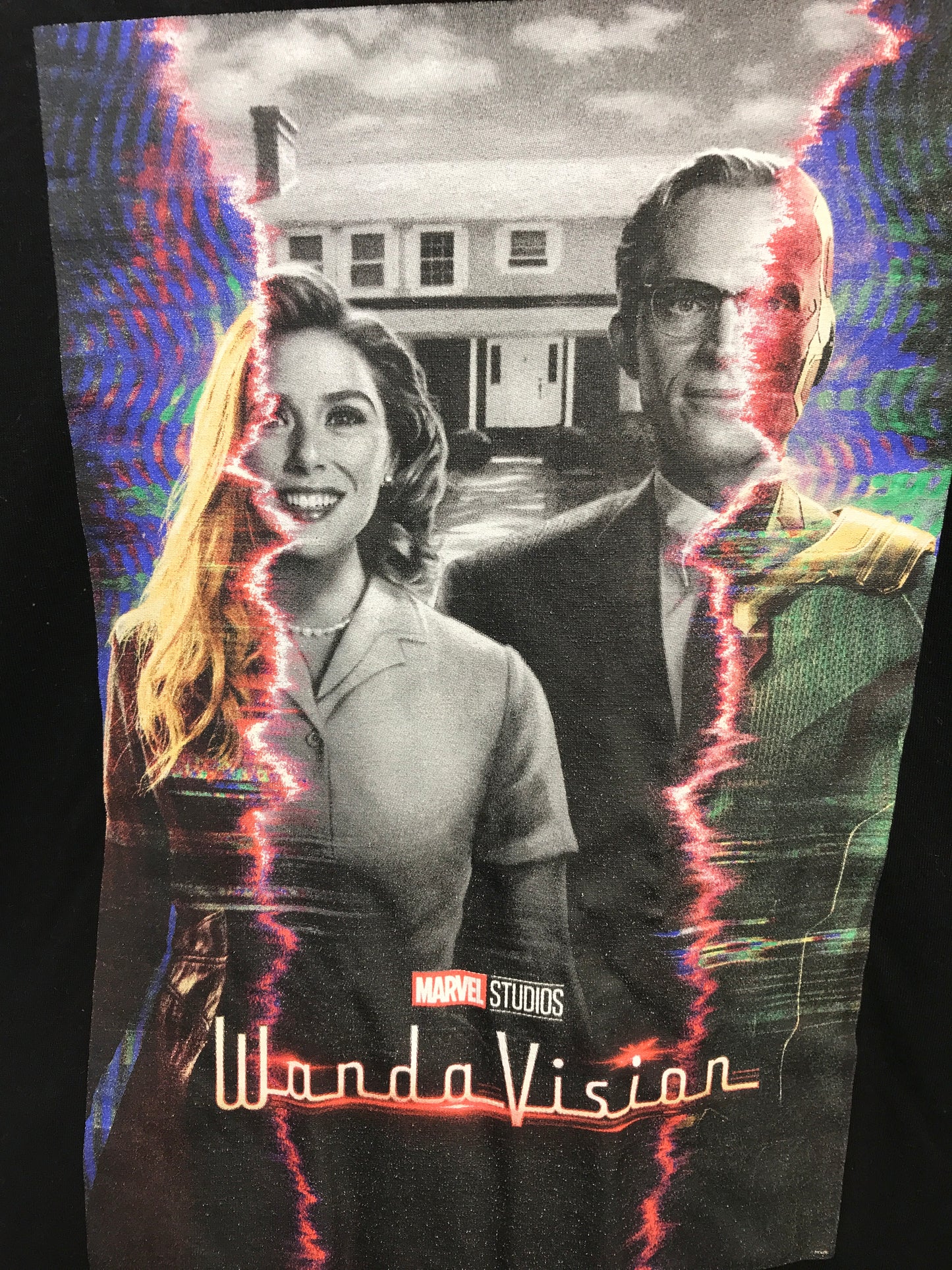 Graphic Tee Black Marvel Studios Wanda Vision Juniors M