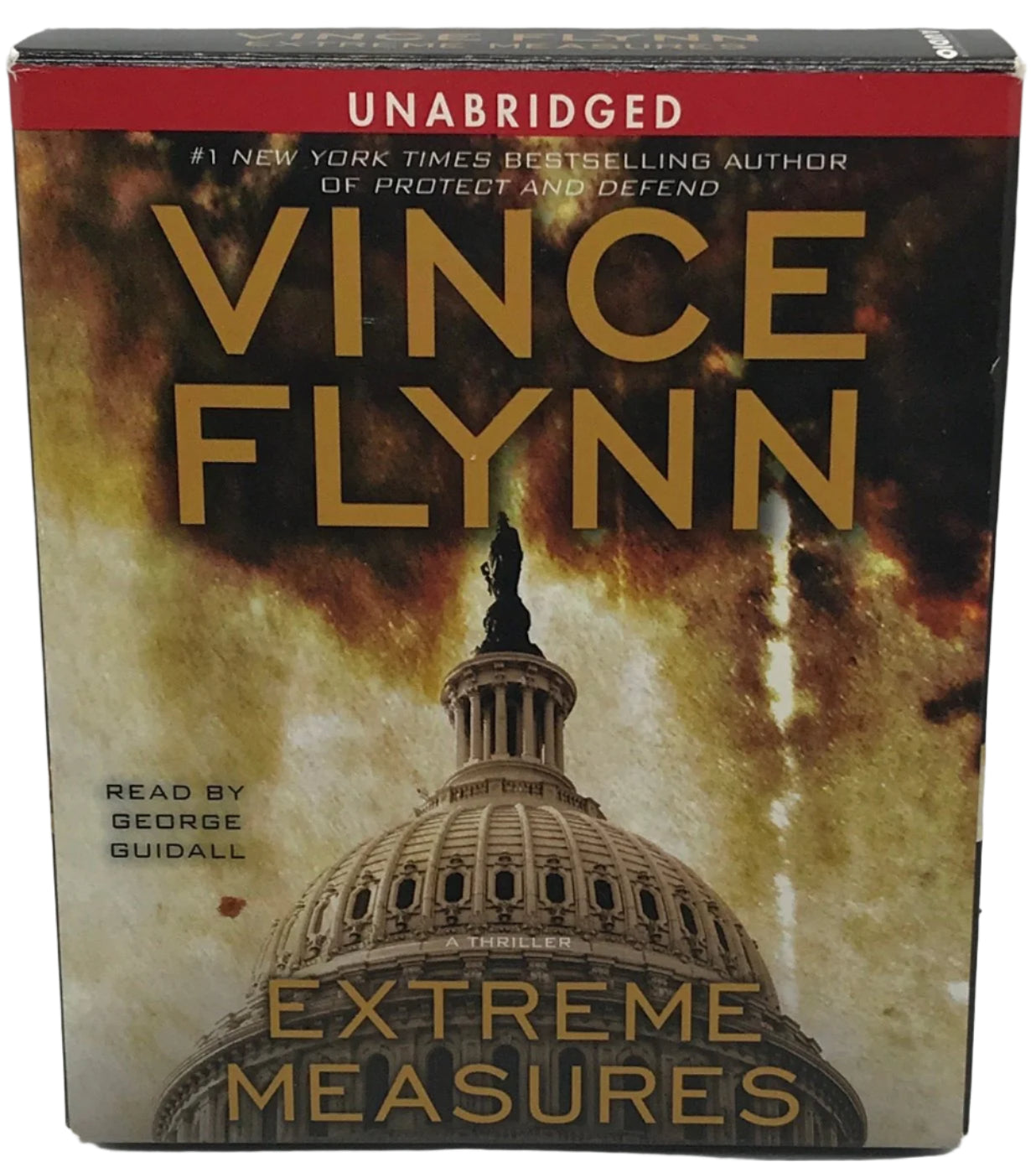 AUDIO BOOK ON CD - VINCE FLYNN - Extreme Measures