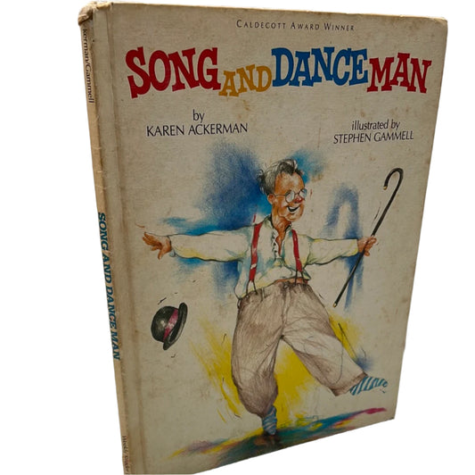 VINTAGE 1988 Song and Dance Man Large Hardcover Book