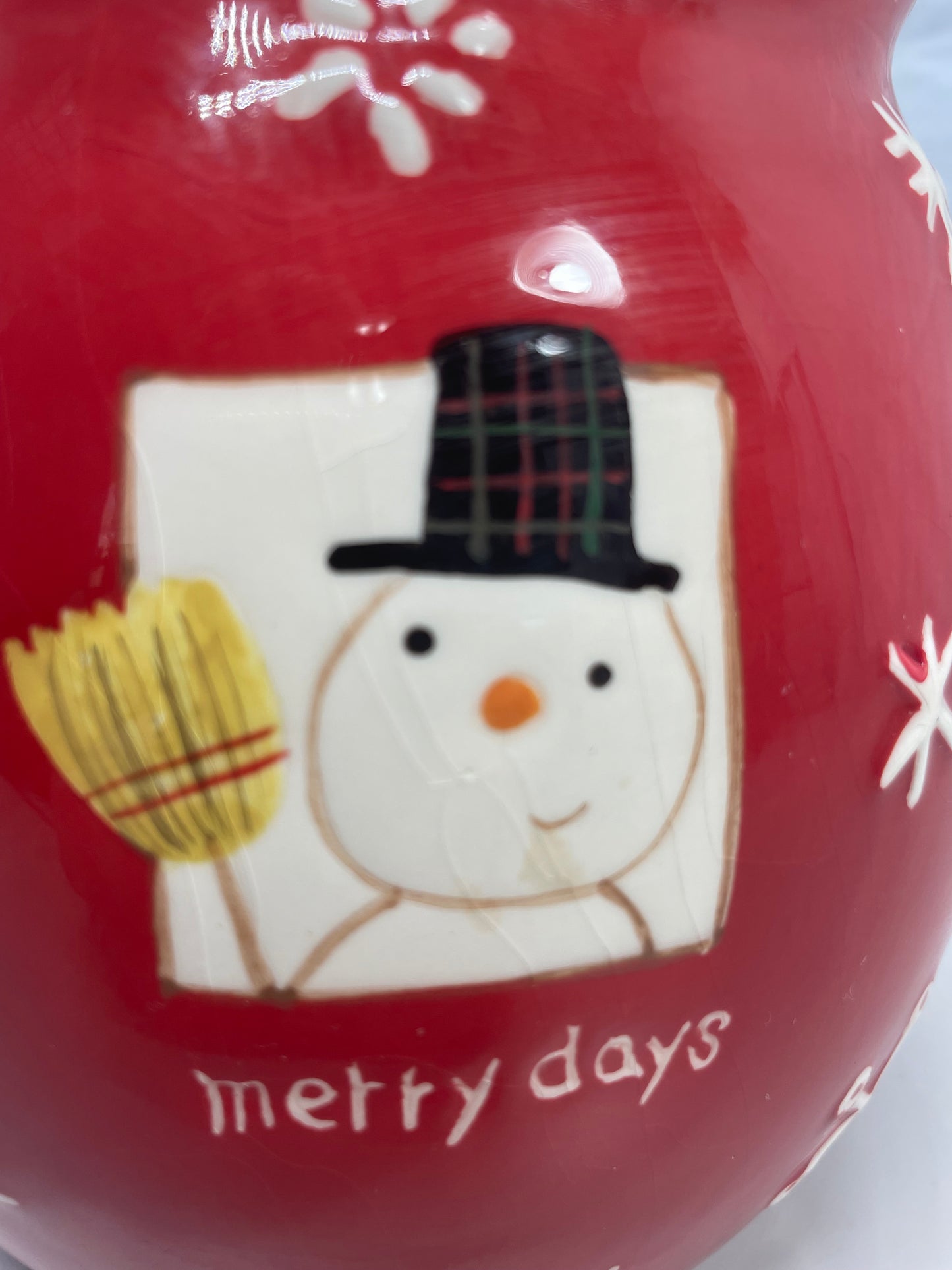 Hallmark Merry Days Cookie Jar w/ Lid