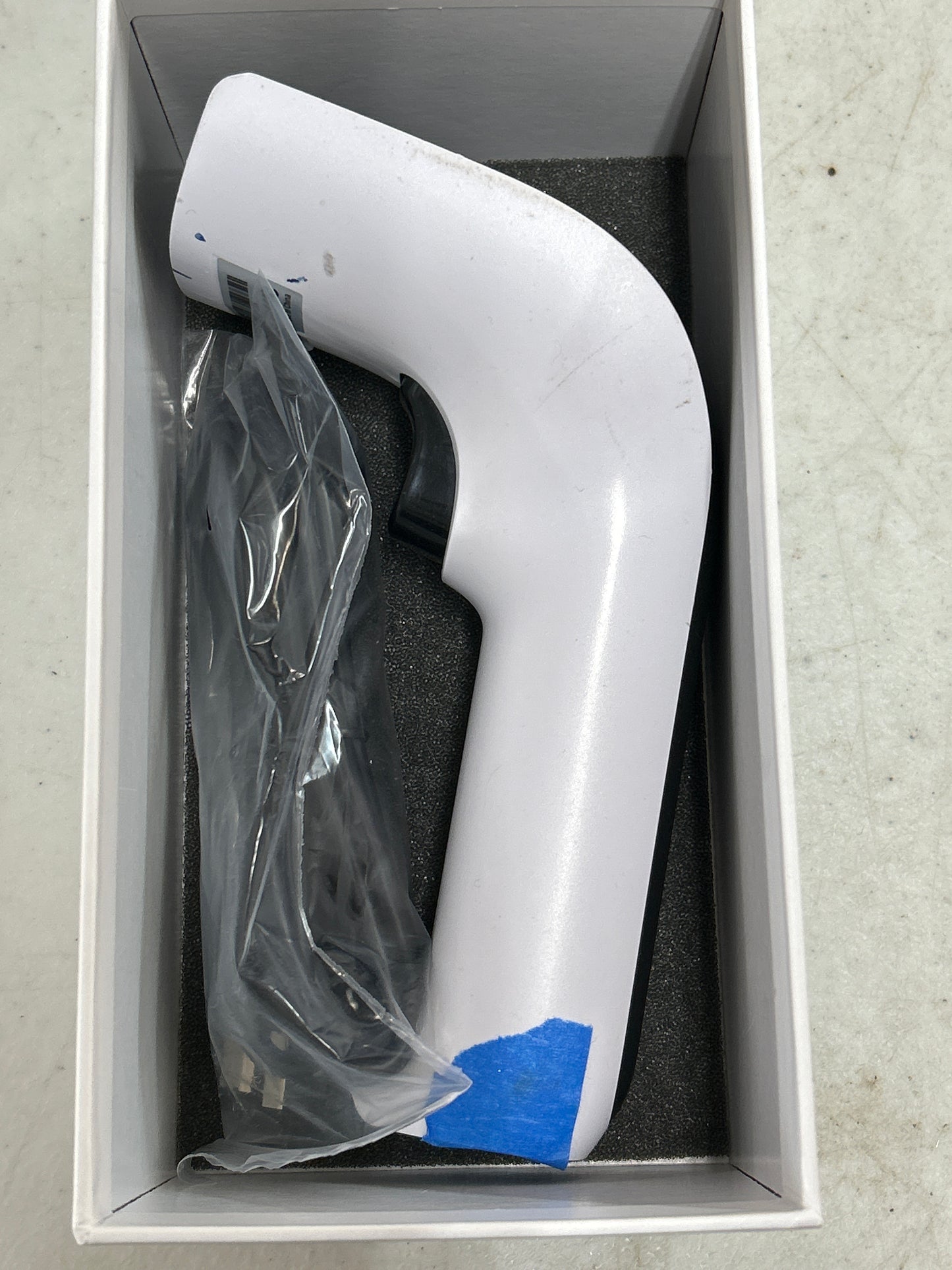 Barcode scanner wireless handheld white