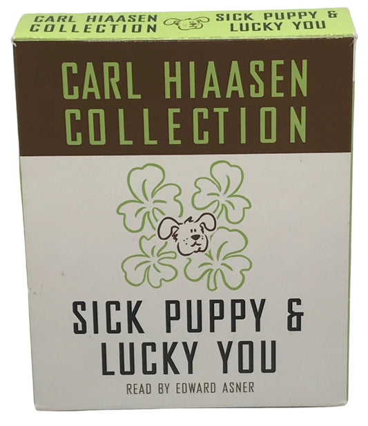 AUDIO BOOK ON CD - CARL HIAASEN COLLECTION - Sick Puppy & Lucky You