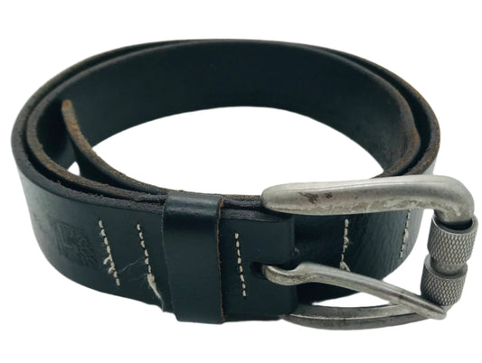 Timberland Black Leather Belt Mens 38 SHOWS WEAR