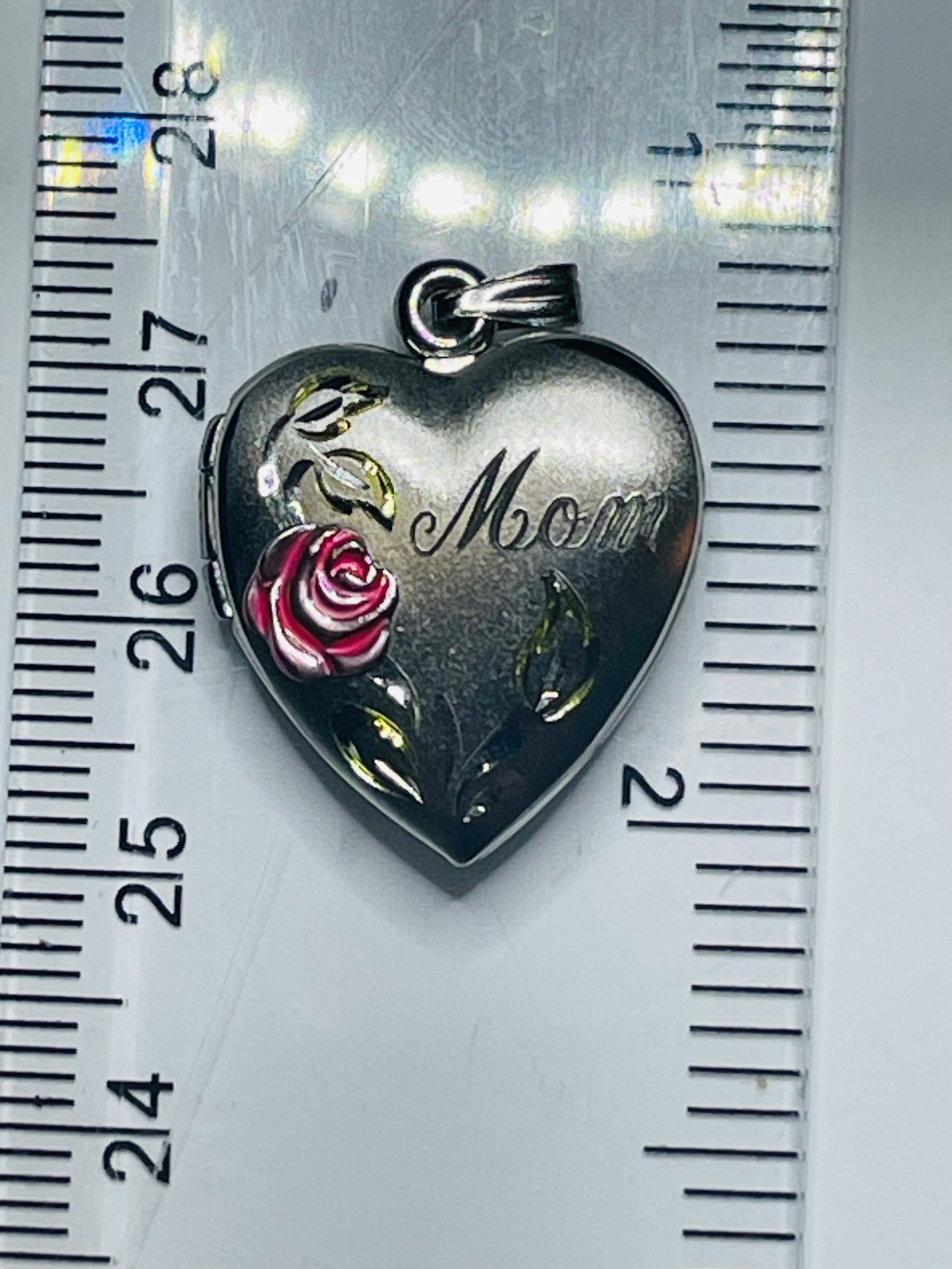 Sterling Silver 925 Necklace Pendant Locket MOM