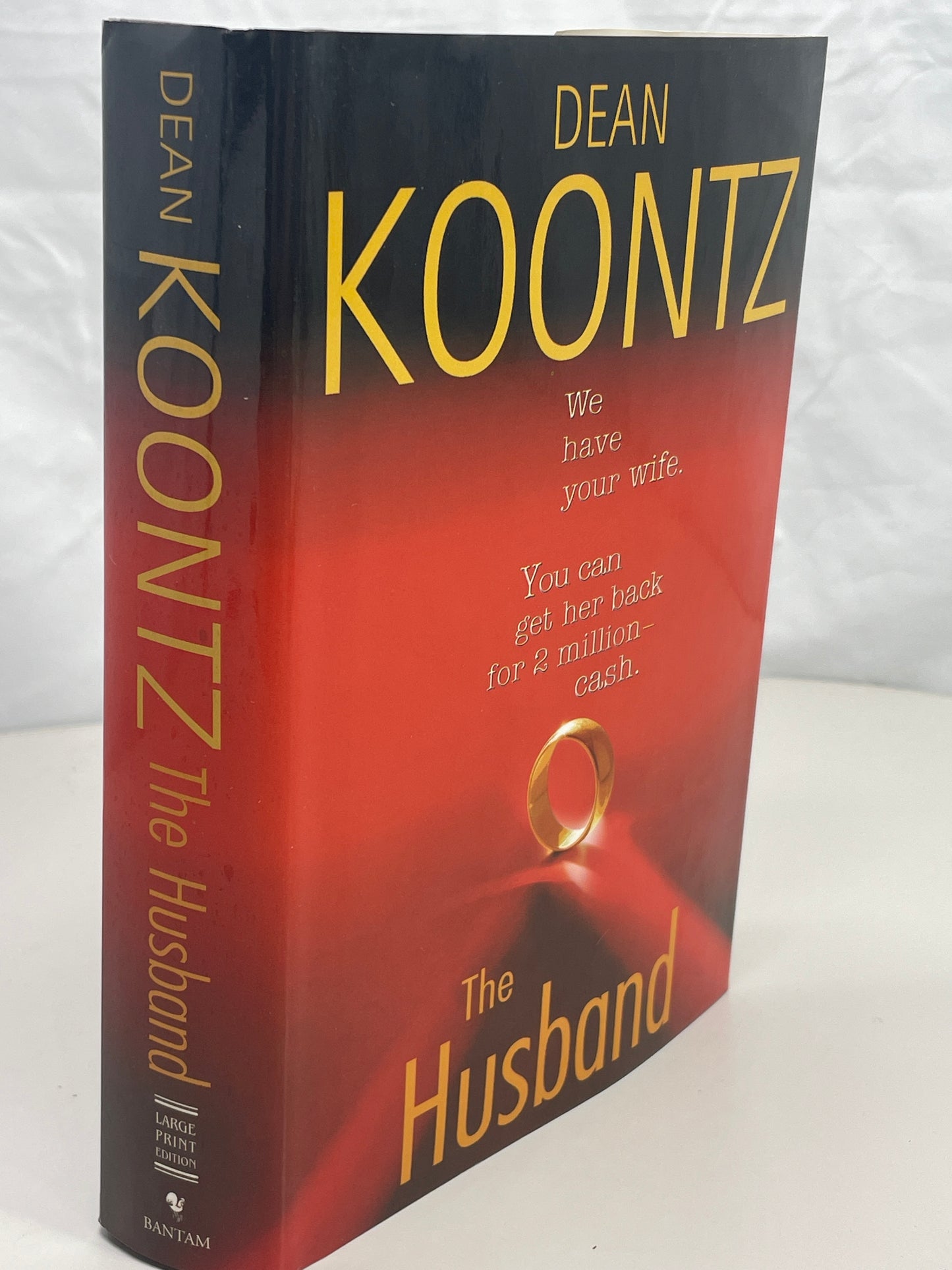 Dean Koontz Hard Cover THE HUSBAND Large Print