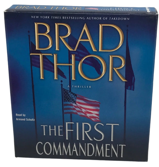 AUDIO BOOK ON CD - BRAD THOR - The First Commandment