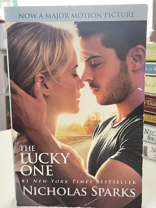 Nicholas Sparks Large Soft Cover Book THE LUCKY ONE