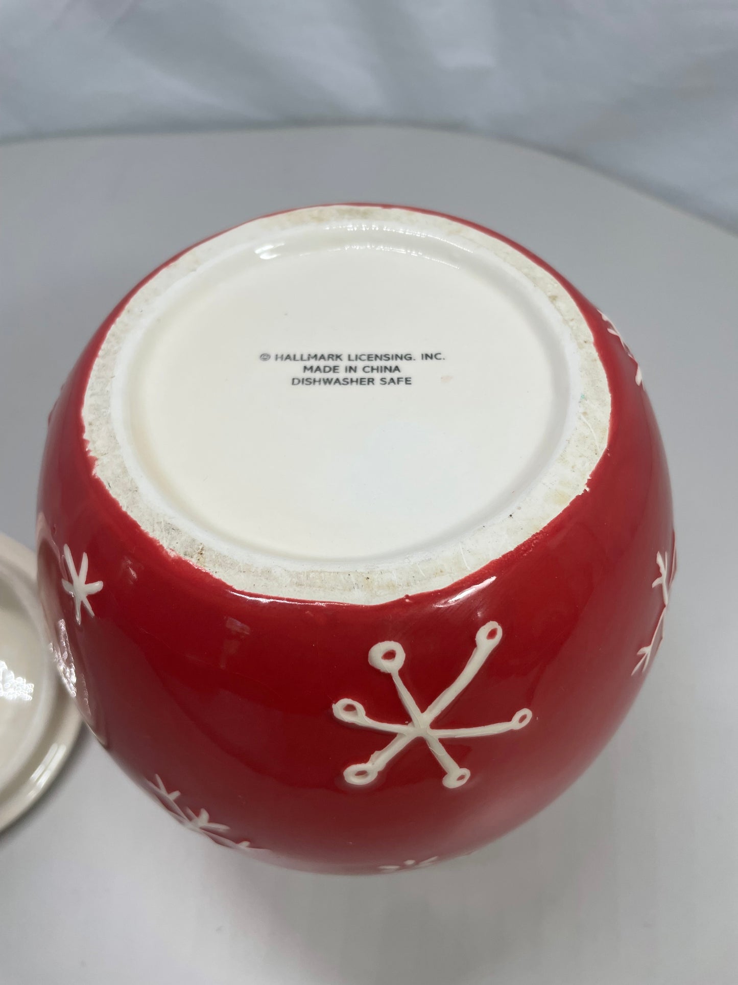 Hallmark Merry Days Cookie Jar w/ Lid