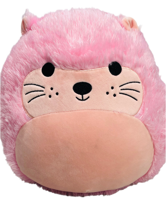 Squishmallows 12" Anu Pink Otter LT WEAR Freshly Laundered