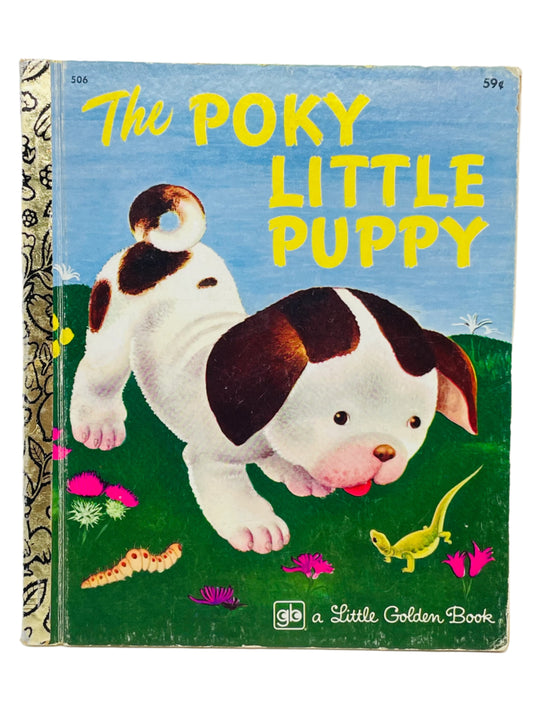 Vintage Book Forty-First Printing 1978 Little Golden Book The Pokey Little Puppy