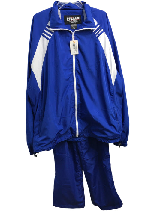 Hind Team Sports Blue & White 2 PC Sweatsuit Mens 2X