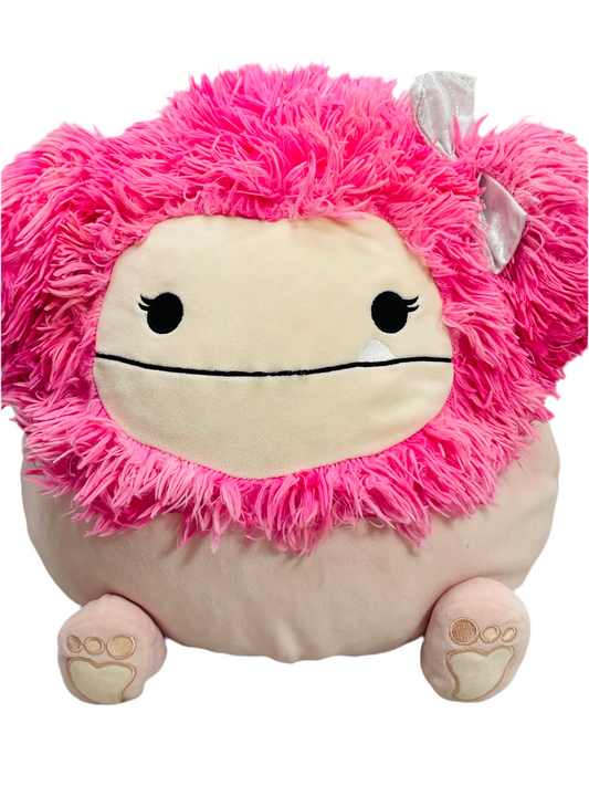 Squishmallows 14" Caparinne Pink Bigfoot LT WEAR Freshly Laundered