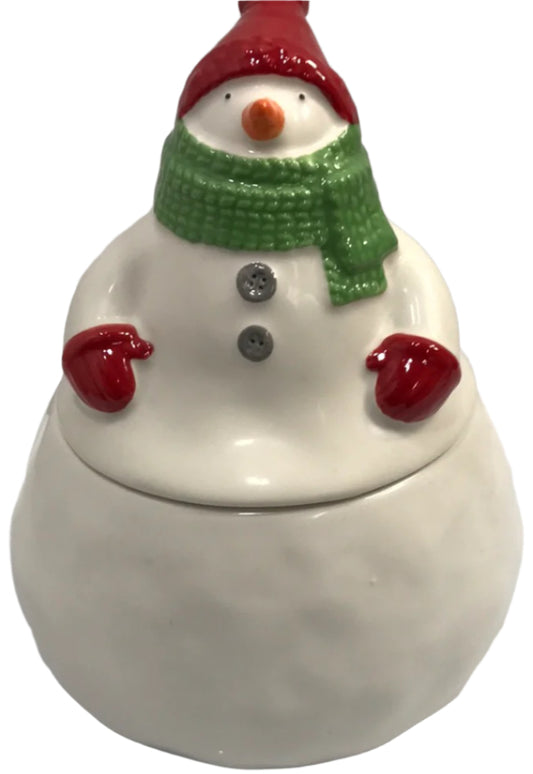 Hallmark Snowman Cookie Jar  8" x 5"