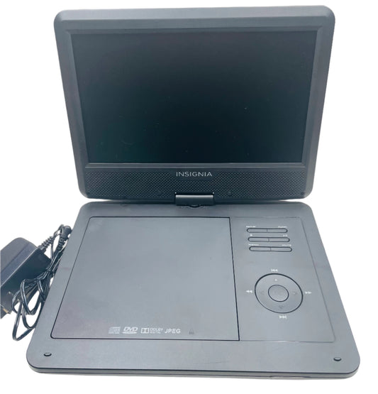 Insignia TESTED SHOWS WEAR Black Portable DVD Player w/Cord