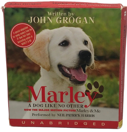 AUDIO BOOK ON CD - JOHN GROGAN - Marley A Dog Like No Other