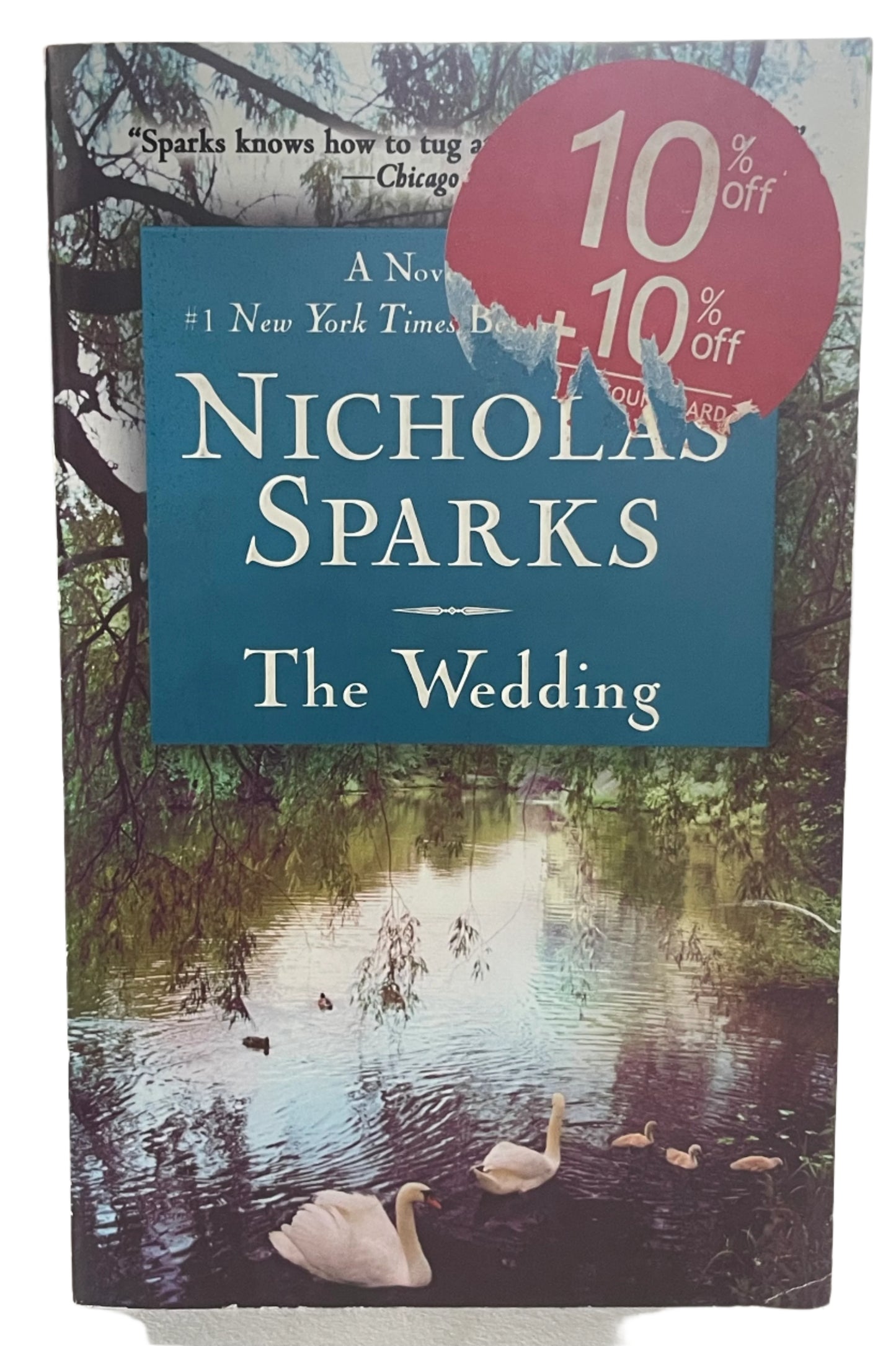 Nicholas Sparks Soft Cover Book THE WEDDING