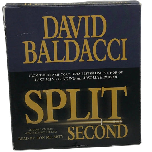 AUDIO BOOK ON CD - DAVID BALDACCI - Split Second