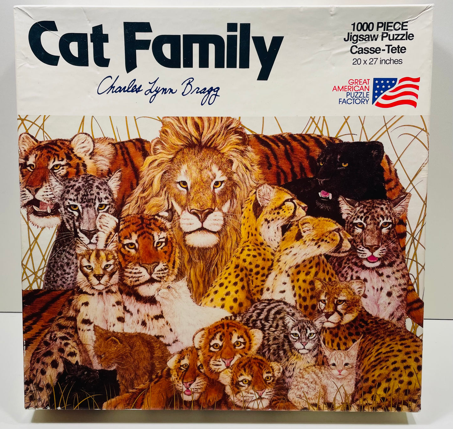 Great American Puzzle CO UNCOUNTED Cat Family Puzzle 1000 pcs