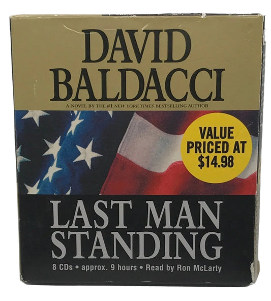 AUDIO BOOK ON CD - DAVID BALDACCI - Last Man Standing