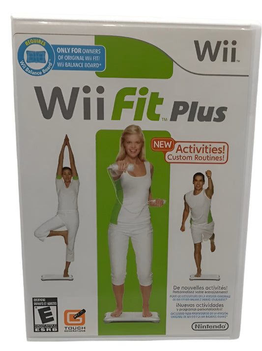 Wii Game  fit plus LT SCRATCHING