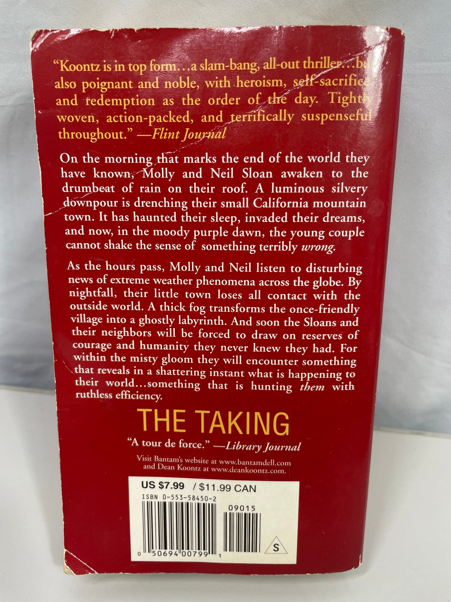 Dean Koontz Soft Cover THE TAKING