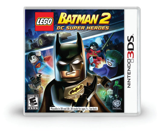 UNTESTED/NO BOX NINTENDO 3DS GAME - Batman 2 DC Super Heros