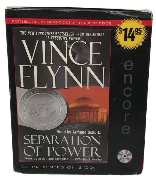 AUDIO BOOK ON CD - VINCE FLYNN - Seperation of Power