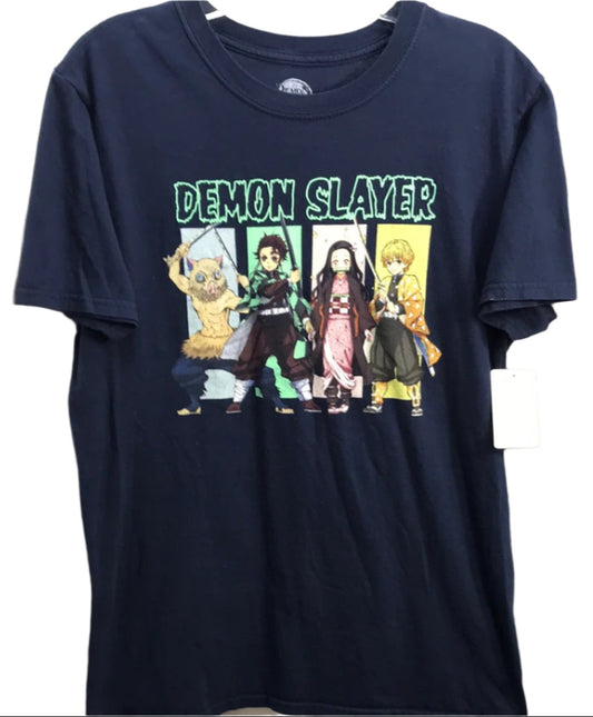 Demon Slayer Graphic Tee Black Adult M