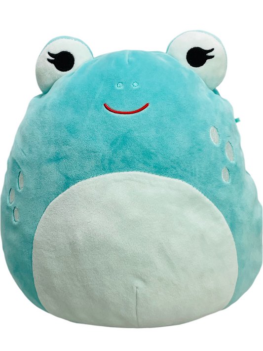 Squishmallows 12" Novi Teal Frog LT WEAR Freshly Laundered