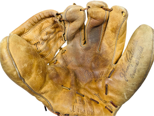 VINTAGE Wilson A2315 Johnny Antonelli Personal Model Cowhide Baseball Glove Mitt