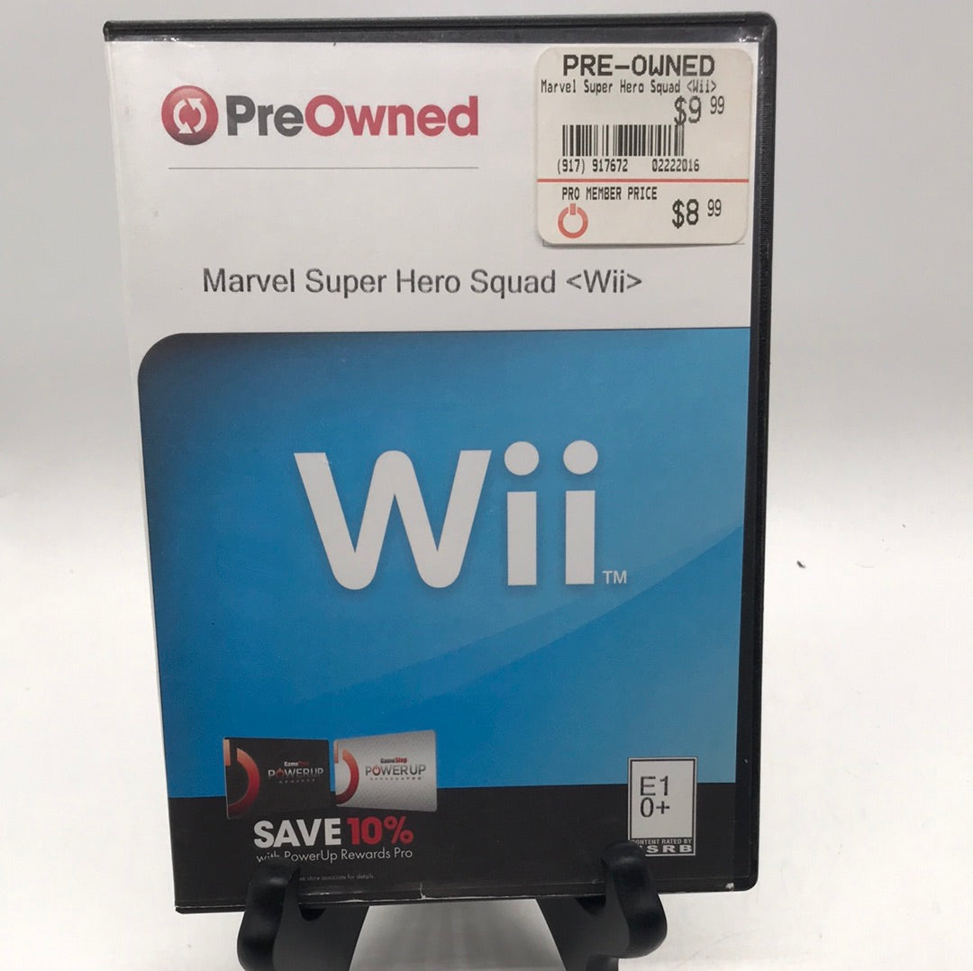 Nintendo Wii Game Marvel Super Hero Squad Not in Original Case