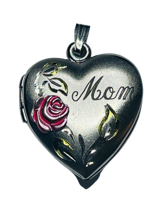 Sterling Silver 925 Necklace Pendant Locket MOM