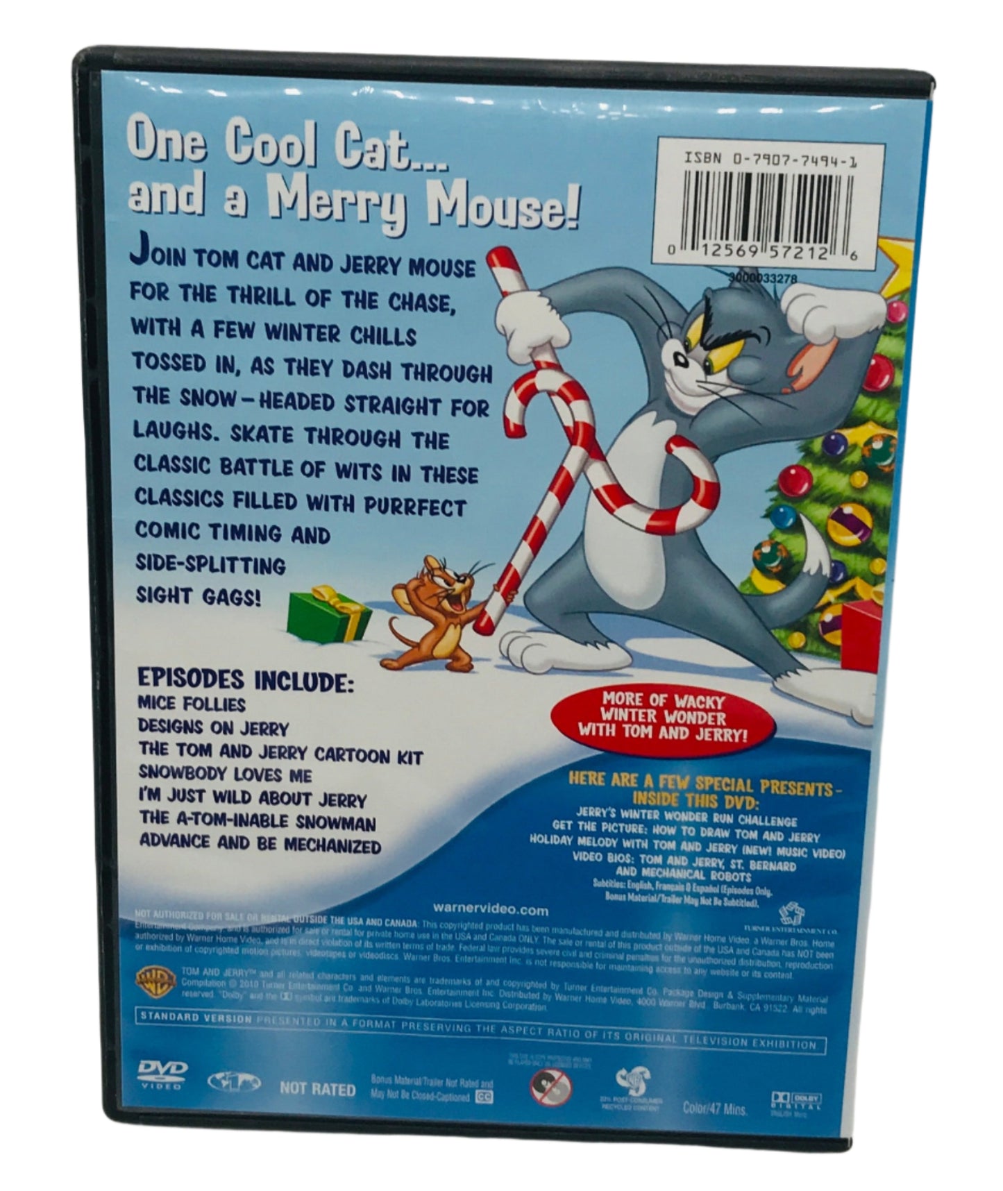 DVD: TOM AND JERRY PAWS FOR A HOLIDAG