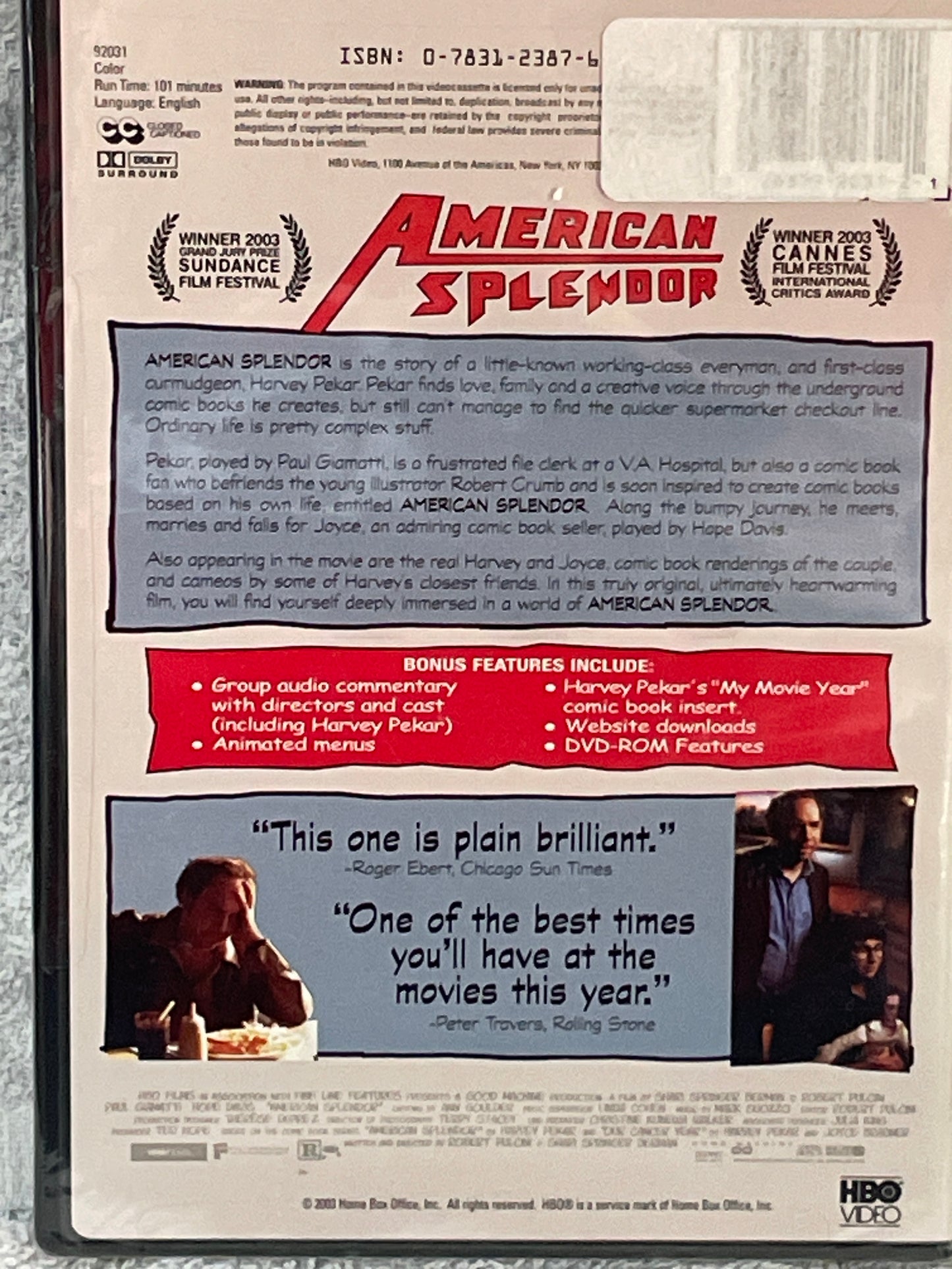 NEW UNOPENED American Splendor