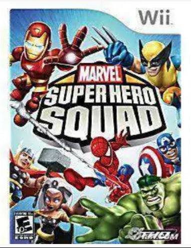 Nintendo Wii Game Marvel Super Hero Squad Not in Original Case