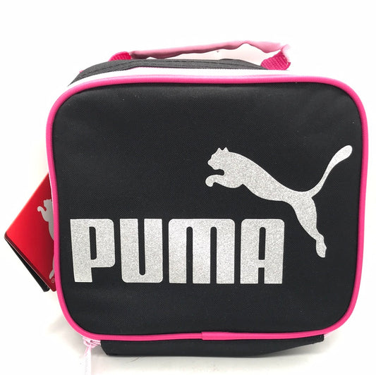 NEW Pink and Black Glitter Puma Lunchbox