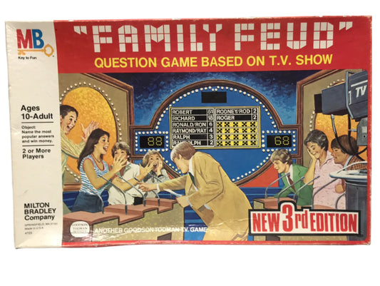 COMPLETE 1977 Family Fued 3rd Edition Home Game SHOWS AGE