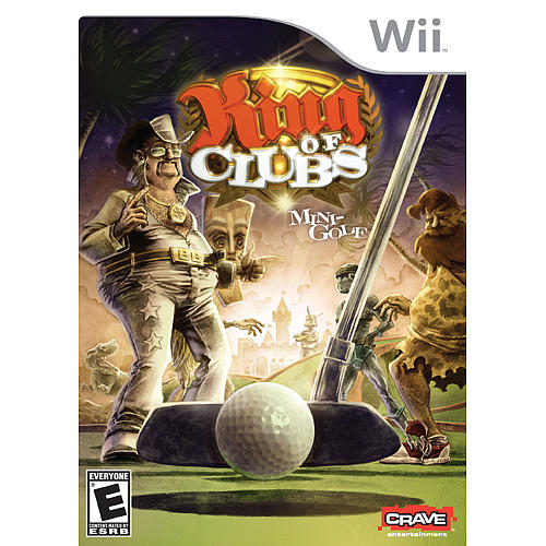 Nintendo Wii Game King of Clubs Mini Golf