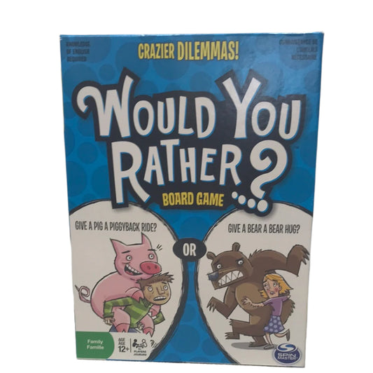 Would You Rather? Board Game COMPLETE